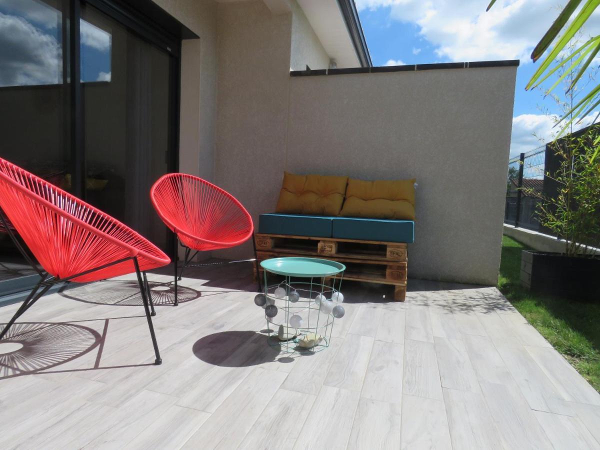 Les Jardins D'Oc - Wifi, Terrasse Et Jardinet - Appart T2 Neuf Soual ภายนอก รูปภาพ